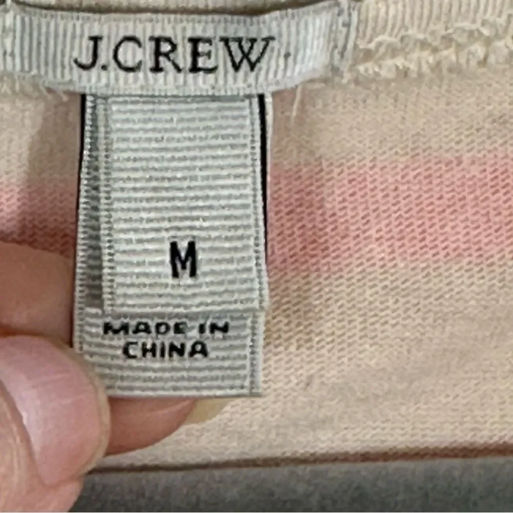 J. Crew Pink Boxy 3/4 Sleeve Blouse